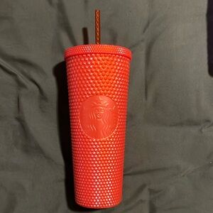Starbucks orange tumbler
